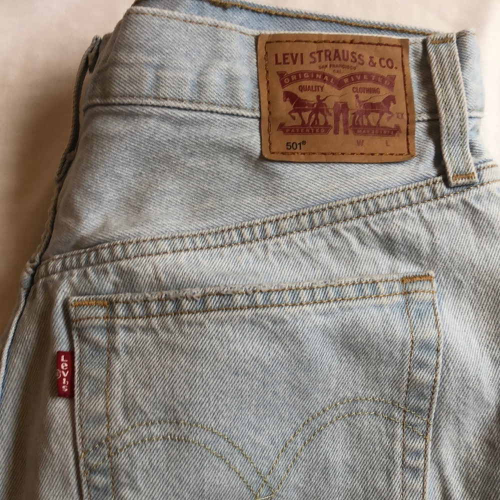 Denim jean shorts